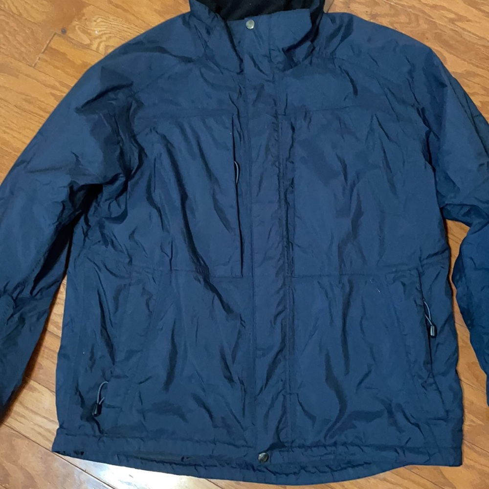J. Crew Men’s Navy Utility Jacket/ 4 Pockets/ Size Large